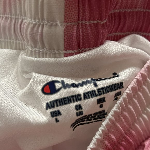 Pink Tie Dye Champion Shorts Size Large - Picture 3 of 3